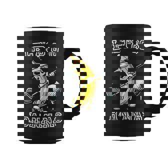 Let's Go Bananas Golf With Banana Golfer Graphic Coffee Mug - Monsterry