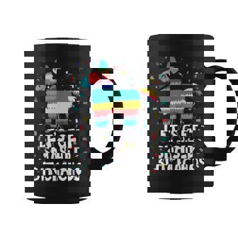 Let's Get Smashed Bitchachos Shirt Mexican Party Graphic Print Coffee Mug - Monsterry