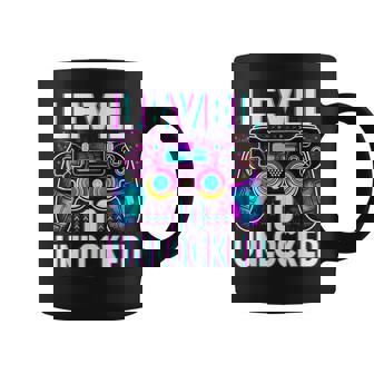 Level 10 Unlocked Video Gamer Geek 10Th Birthday Coffee Mug - Seseable