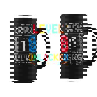 Level 11 Unlocked Birthday Video Gamer 11Th Birthday Boys Coffee Mug | Seseable UK