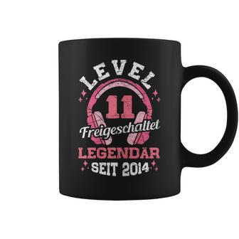 Level 11 Years Girl's Birthday Gamer Girl Gamer 2014 Tassen - Geschenkecke