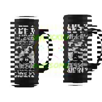 Level 13 Unlocked Awesome Since 2012 13Th Birthday Gaming Coffee Mug - Seseable