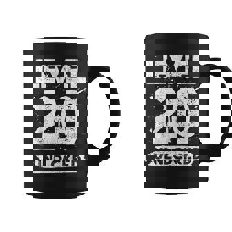 Level 20 Unlocked 20 Aniversario De Boda 20 Años Taza de café - Regaloses