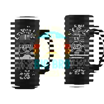 Leveling Up To Big Brother 2025 Gamer Vintage Big Bro Coffee Mug | Mazezy