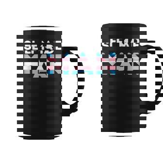 LGBT Trans Pride Self Made Man Transman Lover Transgender Graphic Print Coffee Mug - Monsterry