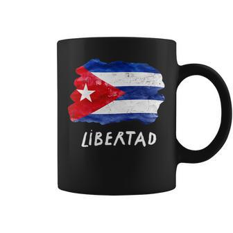 Libertad Movimiento Libertad Sos Cuba Libertad Cuello Taza de café - Regaloses