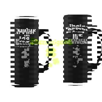 Librarians Love Shenanigans St Patricks Day Shamrock T Shirt Graphic Print Coffee Mug - Monsterry