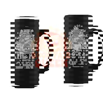 Library Book Fair Queen Vibe Groovy Retro School Reading Graphic Print Coffee Mug - Monsterry