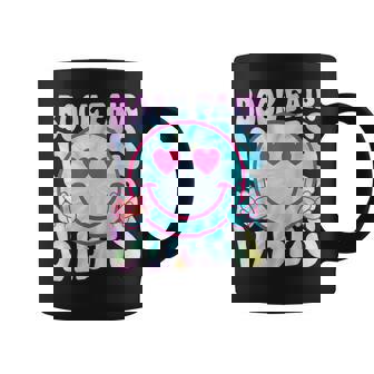 Library Book Fair Vibe Groovy Retro Tie Dye School Reading Graphic Print Coffee Mug - Monsterry