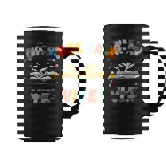 Library Book Fair Vibes Retro Reading Nostalgic Graphic Print Coffee Mug - Monsterry