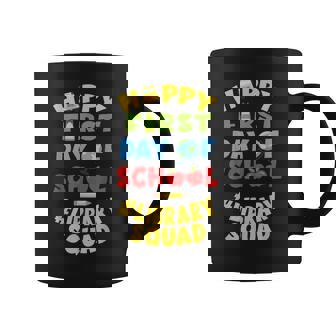 Library Squad School Staff Happy First Day Of School Match Graphic Print Coffee Mug - Monsterry