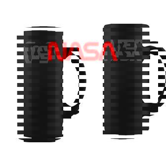 Licenciado Oficialmente Nasa Logotipo De Gusano Rojo Espacio Taza de café - Regaloses