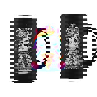 Licorne Mignonne Avec Pizza Tasse - Cadeauxyz