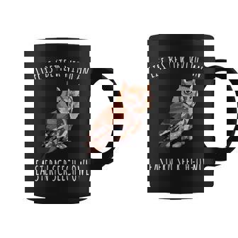 Life Is Better With A Eastern Screech-Owl Bird Lover Graphic Print Coffee Mug - Monsterry