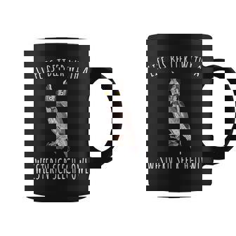 Life Is Better With A Western Screech-Owl Bird Lover Graphic Print Coffee Mug - Monsterry