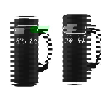 Life Percentage Years Old Birthday 52 Years Life Percentage Graphic Print Coffee Mug - Monsterry