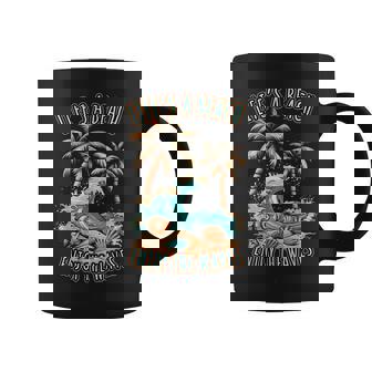Life´S A Beach Summer Vacation Tropical Beach Coffee Mug - Thegiftio