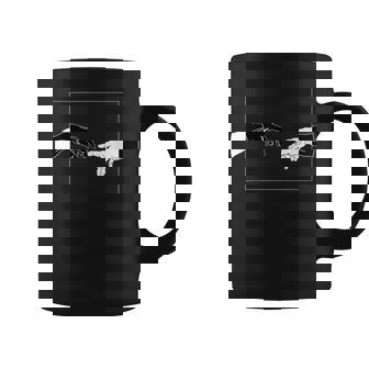 Light Touch Creation Of Adam Hand Of God Art Graphic Print Coffee Mug - Monsterry