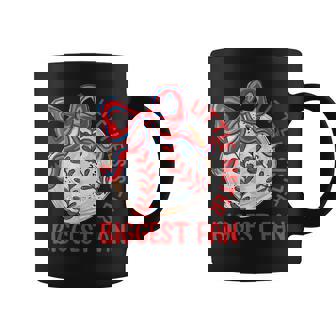 Lil Sis Little Sister Baseball Little Sister Biggest Fan Coffee Mug - Seseable
