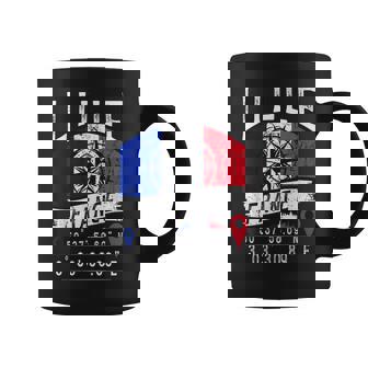 Lille France Flag Gps Coordonnées De Lille Tasse - Cadeauxyz