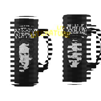 Lit In Literature Reading Librarian Teacher Graphic Print Coffee Mug - Monsterry