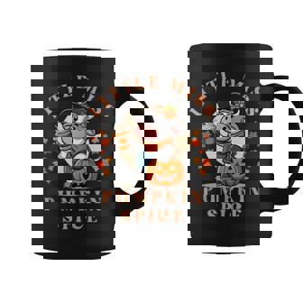 Little Miss Pumpkin Spice Cow Cute Fall Thanksgiving Lover Tank Top Graphic Print Coffee Mug - Monsterry