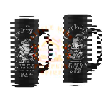 Little Miss Pumpkin Spice Fall Pumpkin Spice Thanksgiving Graphic Print Coffee Mug - Monsterry