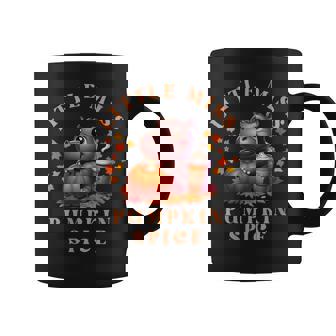 Little Miss Pumpkin Spice Moo Deng Fall Thanksgiving Lover Graphic Print Coffee Mug - Monsterry