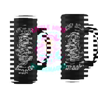 Little Miss Threenager Mermaid Princess Birthday 3 Third Graphic Print Coffee Mug - Monsterry