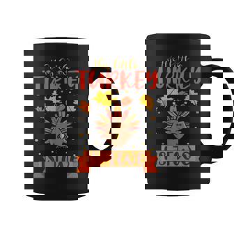 This Little Turkey Is 2 Two B-Day Fall Autumn Thanksgiving Graphic Print Coffee Mug - Monsterry