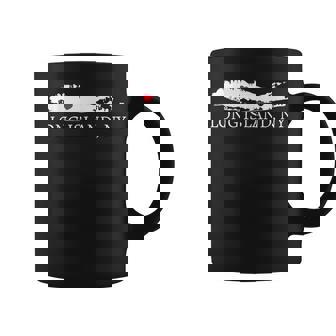 Long Island NY T Shirt Souvenir Tee Shirt Graphic Print Coffee Mug - Monsterry