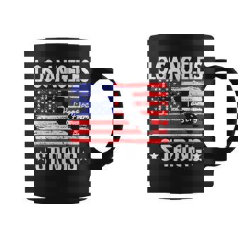 Los Angeles Strong Palisades Strong Flag Coffee Mug - Seseable