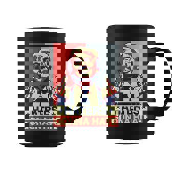 Los Enemigos Divertidosan A Odiar A Donald Trump Dedo Medio Taza de café - Regaloses