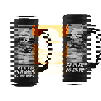 Get In Loser We'Re Going Boating Motorboating Quote Graphic Print Coffee Mug - Monsterry
