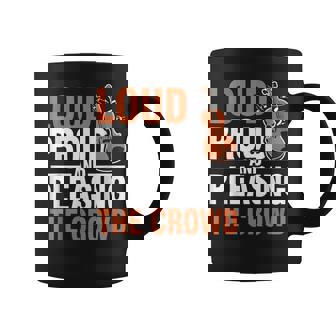 Loud Proud And Pleasing The Crowd Violin Violinist Graphic Print Coffee Mug - Monsterry