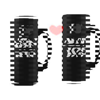 I Love Asian Boys I Heart Asian Boys Graphic Print Coffee Mug - Monsterry