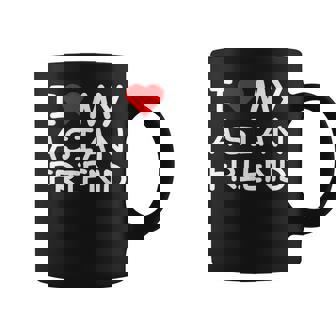 I Love My Asian Friend I Heart My Asian Friend Graphic Print Coffee Mug - Monsterry