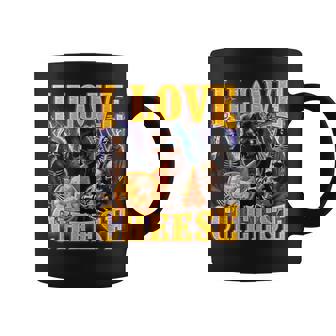 I Love Cheese Skeleton Meme Weird Coffee Mug | Seseable CA
