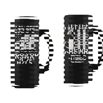 I Love Coffee Crossword Puzzle Shirt Cruciverbalist Tshirt Graphic Print Coffee Mug - Monsterry