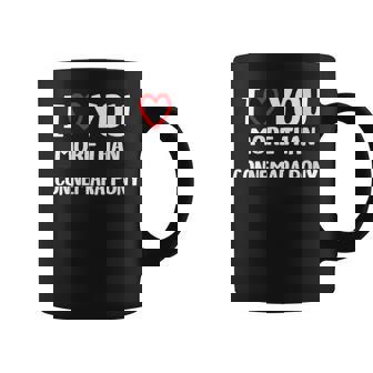 I Love You More Than Connemara Pony Shirt Women Christmas Graphic Print Coffee Mug - Monsterry