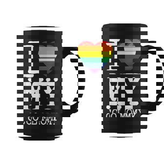 I Love My Cool Mommy LGBTQ Heart Son Daughter Gay Homosexual Graphic Print Coffee Mug - Monsterry