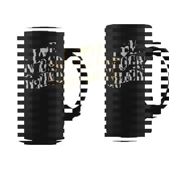 I Love My Cougar Girlfriend Valentines Boyfriend Men Coffee Mug | Mazezy