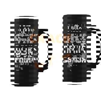 I Love To Crack Dad Jokes Slow Much Father's Day Graphic Print Coffee Mug - Monsterry