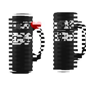 I Love My Edo I Heart My Edo Graphic Print Coffee Mug - Monsterry