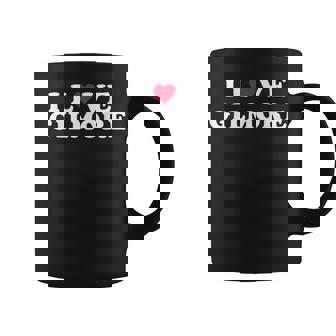 I Love Gilmore Matching Girlfriend & Boyfriend Gilmore Name Graphic Print Coffee Mug - Thegiftio