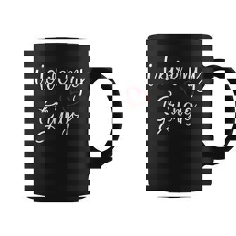 I Love My Gringo Valentine's Day Mexican Wife Girlfriend Graphic Print Coffee Mug - Monsterry