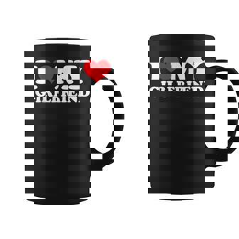 I Love My Hot Girlfriend I Heart My Hot Girlfriend Gf Bf Coffee Mug - Thegiftio