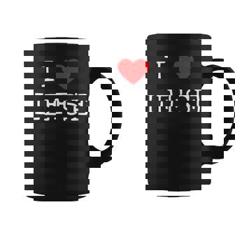 I Love Lefse Food Of Norway With a Red Heart T-Shirt Graphic Print Coffee Mug - Monsterry