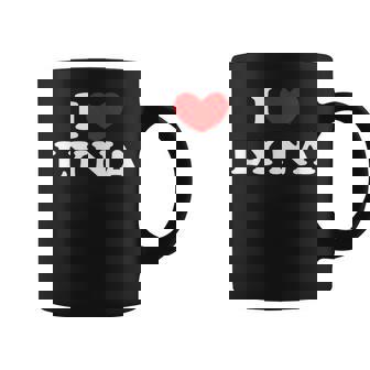 I Love Lyna Amo Lyna Taza de café - Regaloses