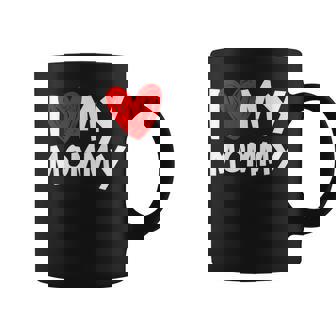 I Love My Mommy I Heart My Mom Coffee Mug | Mazezy